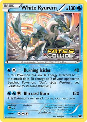 White Kyurem (Prerelease) card from XY Promos