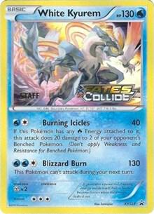 White Kyurem - XY128 (Prerelease) [Staff] card from XY Promos