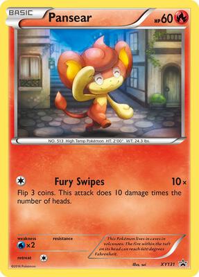 Pansear card from XY Promos