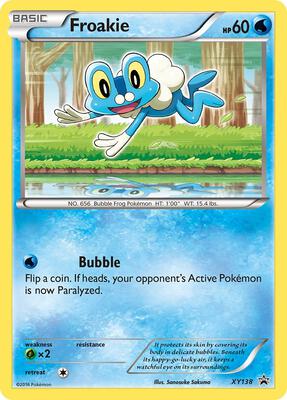 Froakie - XY138 card from XY Promos