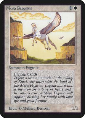Mesa Pegasus card from Alpha Edition