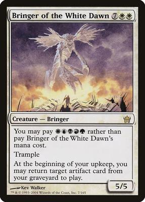 Bringer of the White Dawn card from Fifth Dawn