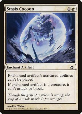 Stasis Cocoon card from Fifth Dawn