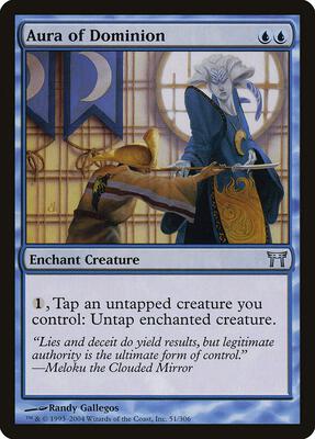 Aura of Dominion card from Champions of Kamigawa