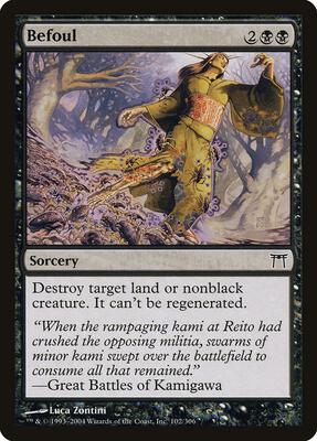 Befoul card from Champions of Kamigawa