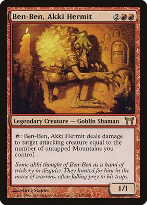 Ben-Ben, Akki Hermit card from Champions of Kamigawa