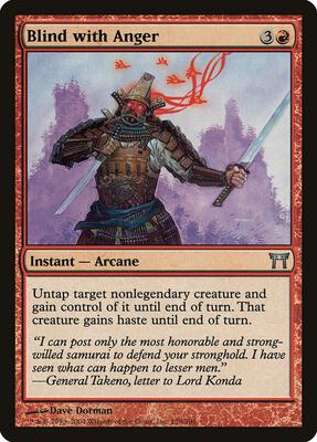 Blind with Anger card from Champions of Kamigawa