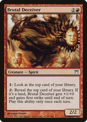 Brutal Deceiver card from Champions of Kamigawa