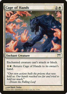 Cage of Hands card from Champions of Kamigawa
