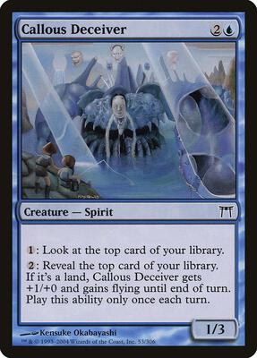 Callous Deceiver card from Champions of Kamigawa