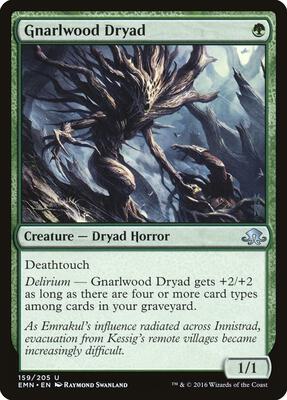 Gnarlwood Dryad card from Eldritch Moon