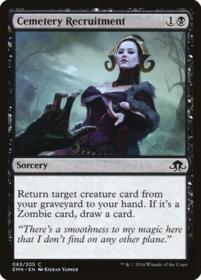 Cemetery Recruitment card from Eldritch Moon