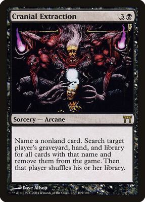 Cranial Extraction card from Champions of Kamigawa