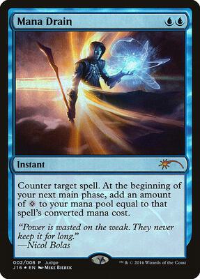 Mana Drain card from Judge Promos