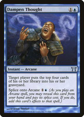 Dampen Thought card from Champions of Kamigawa