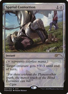 Spatial Contortion card from FNM Promos