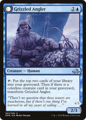 Grizzled Angler card from Eldritch Moon