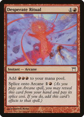 Desperate Ritual card from Champions of Kamigawa