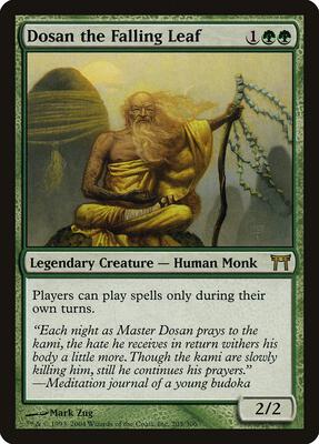 Dosan the Falling Leaf card from Champions of Kamigawa