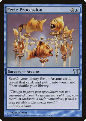 Eerie Procession card from Champions of Kamigawa