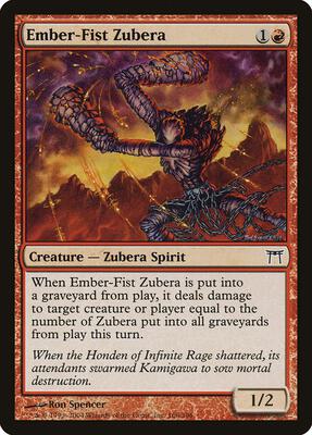 Ember-Fist Zubera card from Champions of Kamigawa