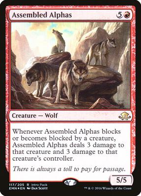 Assembled Alphas card from Unique and Miscellaneous Promos