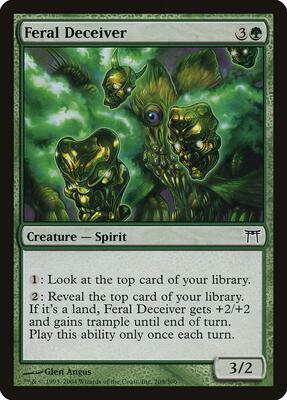 Feral Deceiver card from Champions of Kamigawa