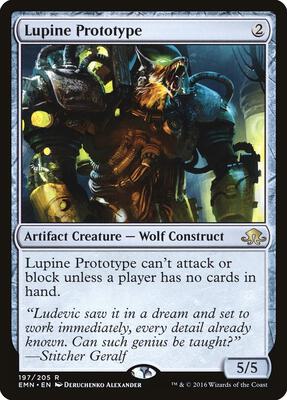 Lupine Prototype card from Eldritch Moon