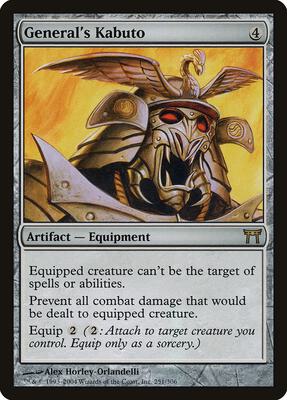 General's Kabuto card from Champions of Kamigawa