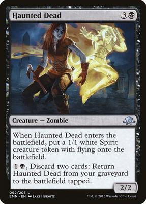 Haunted Dead card from Eldritch Moon