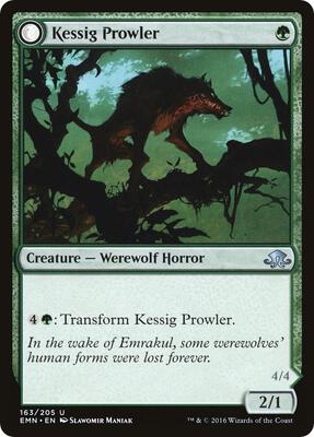 Kessig Prowler card from Eldritch Moon