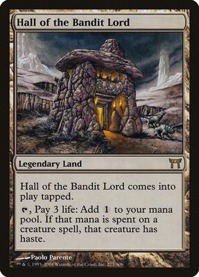 Hall of the Bandit Lord card from Champions of Kamigawa