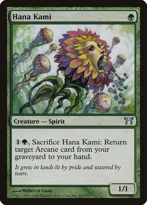 Hana Kami card from Champions of Kamigawa