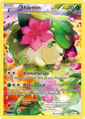 Shaymin - XY115 card from XY Promos