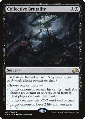 Collective Brutality card from Eldritch Moon
