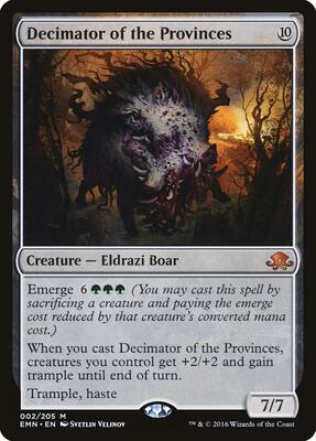 Decimator of the Provinces card from Eldritch Moon