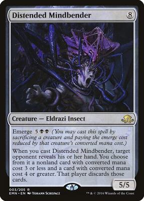 Distended Mindbender card from Eldritch Moon