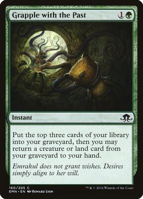 Grapple with the Past card from Eldritch Moon
