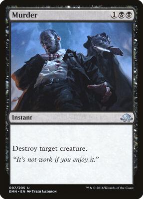 Murder card from Eldritch Moon