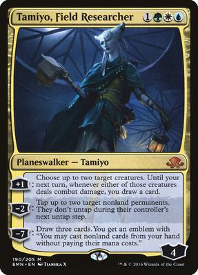Tamiyo, Field Researcher card from Eldritch Moon