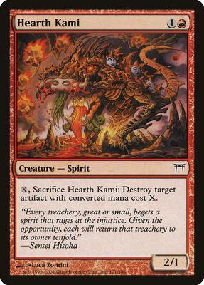 Hearth Kami card from Champions of Kamigawa