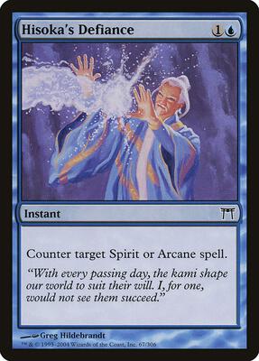Hisoka's Defiance card from Champions of Kamigawa