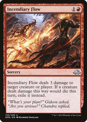 Incendiary Flow card from Eldritch Moon