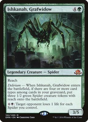 Ishkanah, Grafwidow card from Eldritch Moon