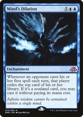Mind's Dilation card from Eldritch Moon