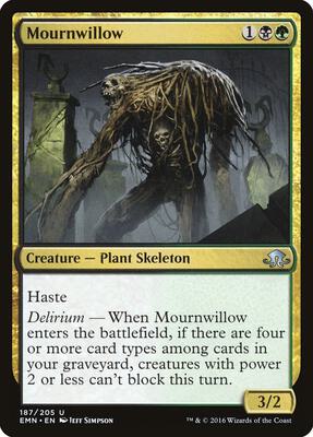 Mournwillow card from Eldritch Moon