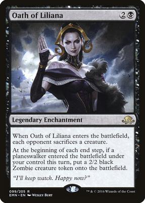 Oath of Liliana card from Eldritch Moon
