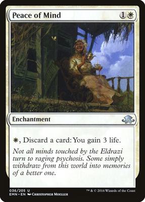 Peace of Mind card from Eldritch Moon