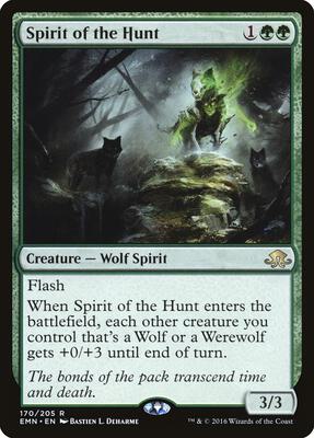 Spirit of the Hunt card from Eldritch Moon