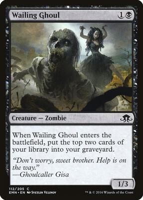 Wailing Ghoul card from Eldritch Moon